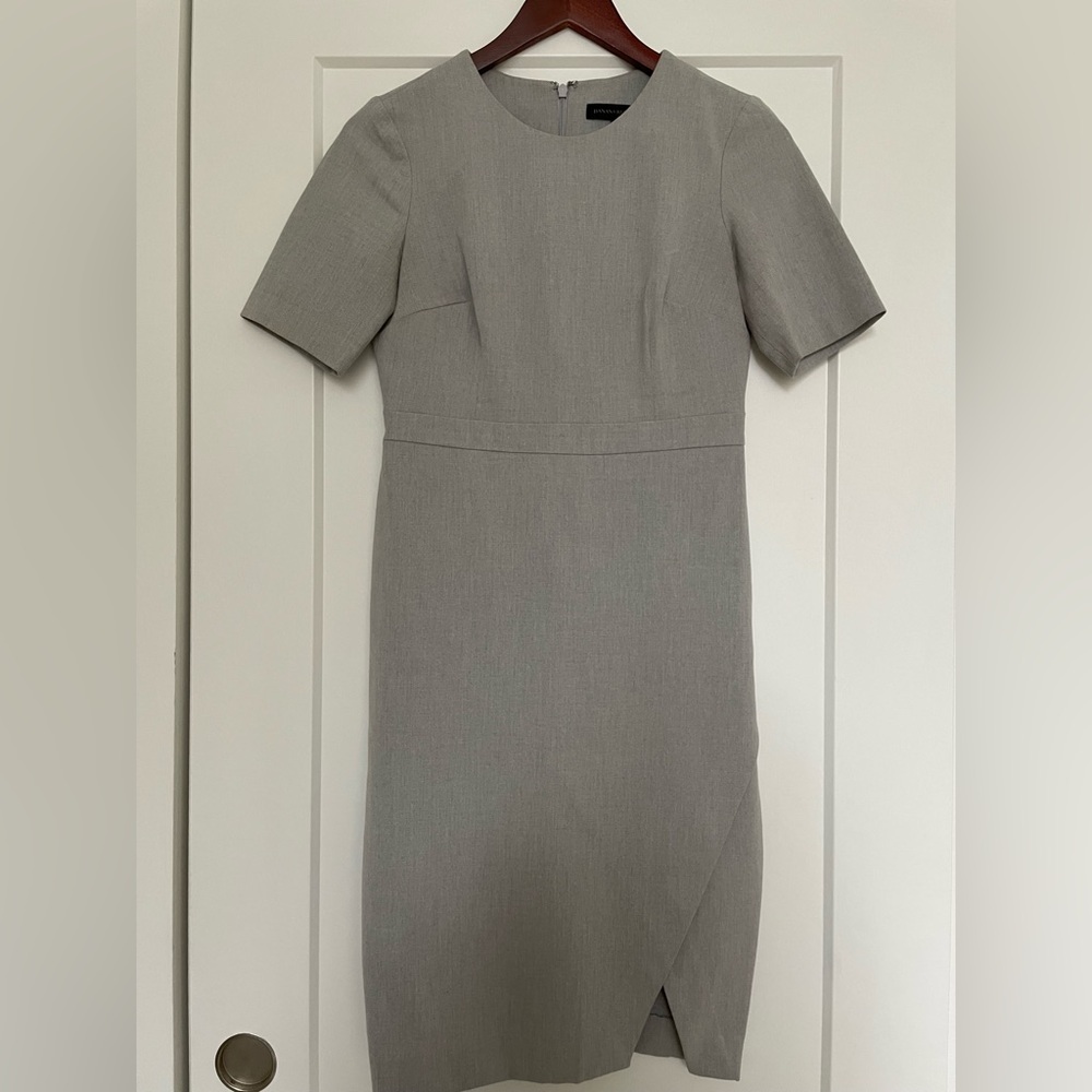 Women’s Gray Banana Republic Work Dress